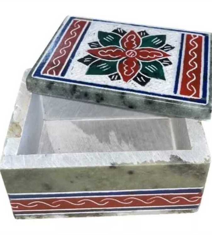 Caixa de pedra sabão para decoração