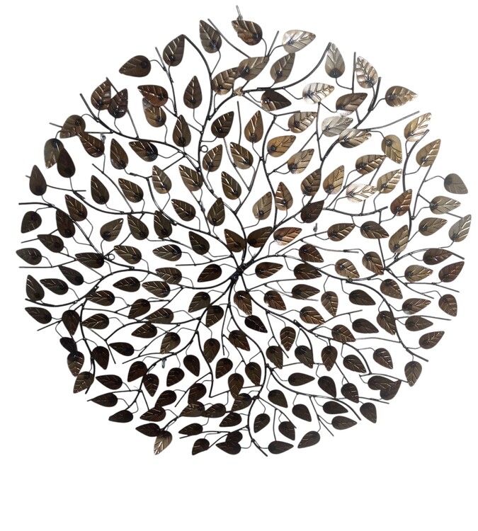 Arandela completamente de Ferro Redonda totalmente feita a mão,