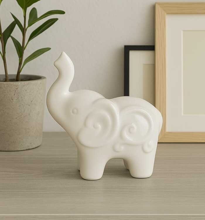 Elefante Porcelana