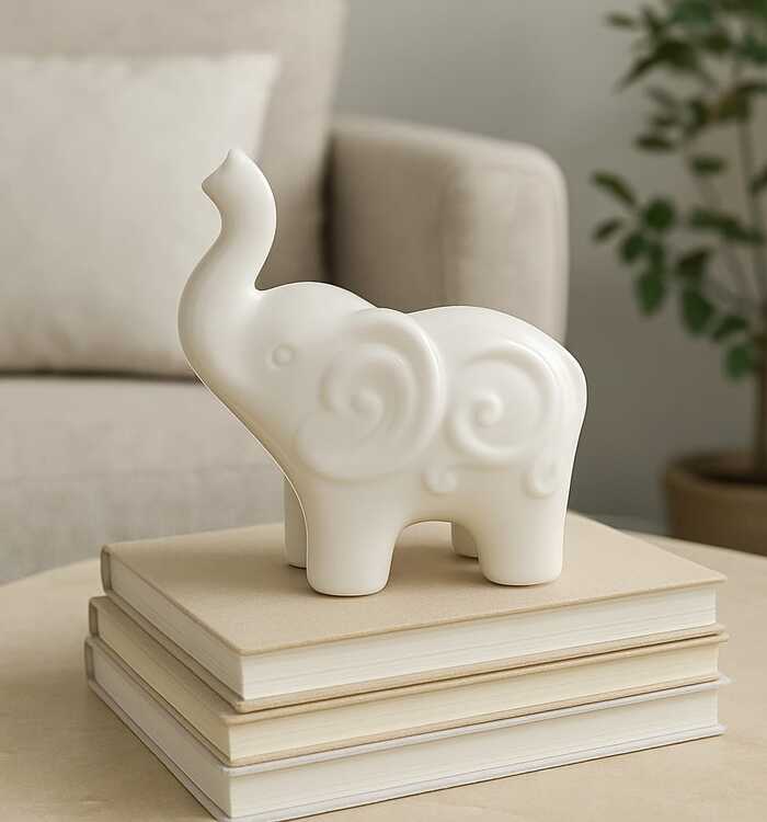 Elefante Porcelana