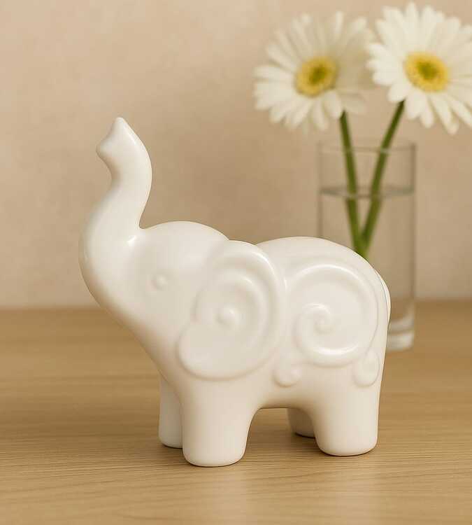 Elefante Porcelana