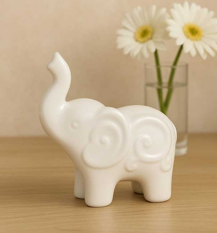 Elefante Porcelana