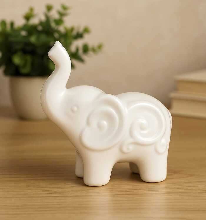 Elefante Porcelana