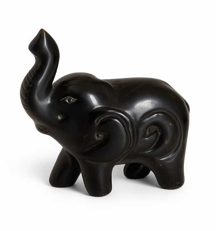 Elefante Porcelana Preto