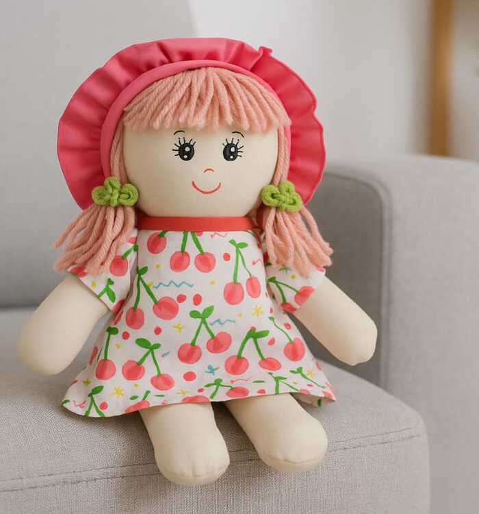 Boneca Artesanal de Tecido P