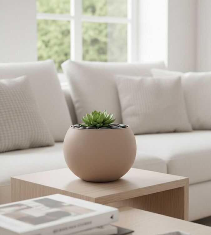 Vaso de vidro com jato spray