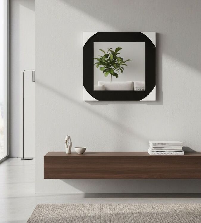 Espelho Moldura Preto