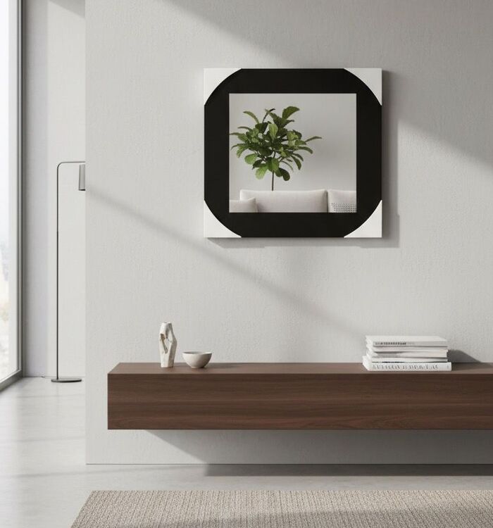 Espelho Moldura Preto