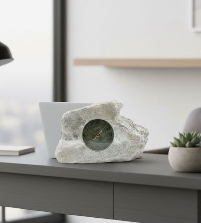 Relógio Pedra Sabão Bruta