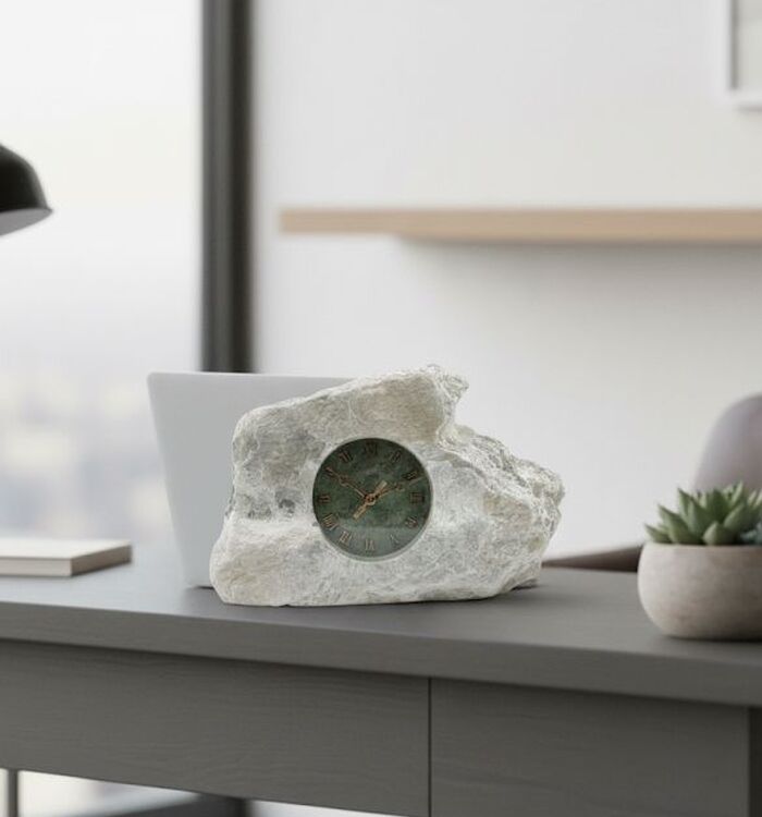 Relógio Pedra Sabão Bruta