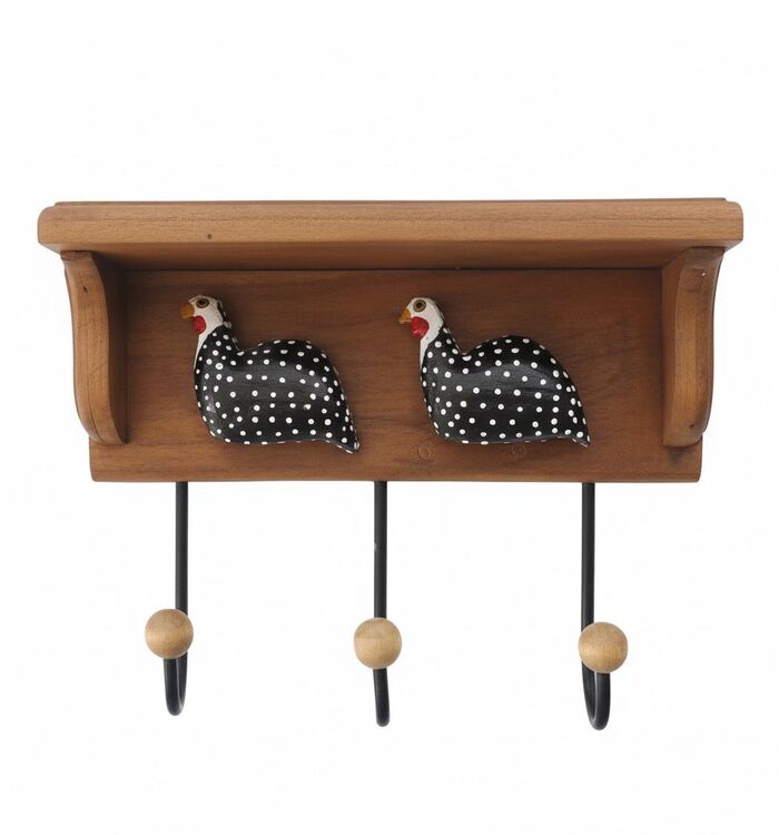 Prateleira Três Cabideiros 