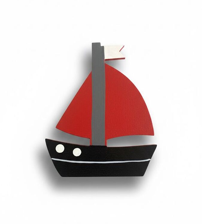 Porta Guardanapo barco Vermelho