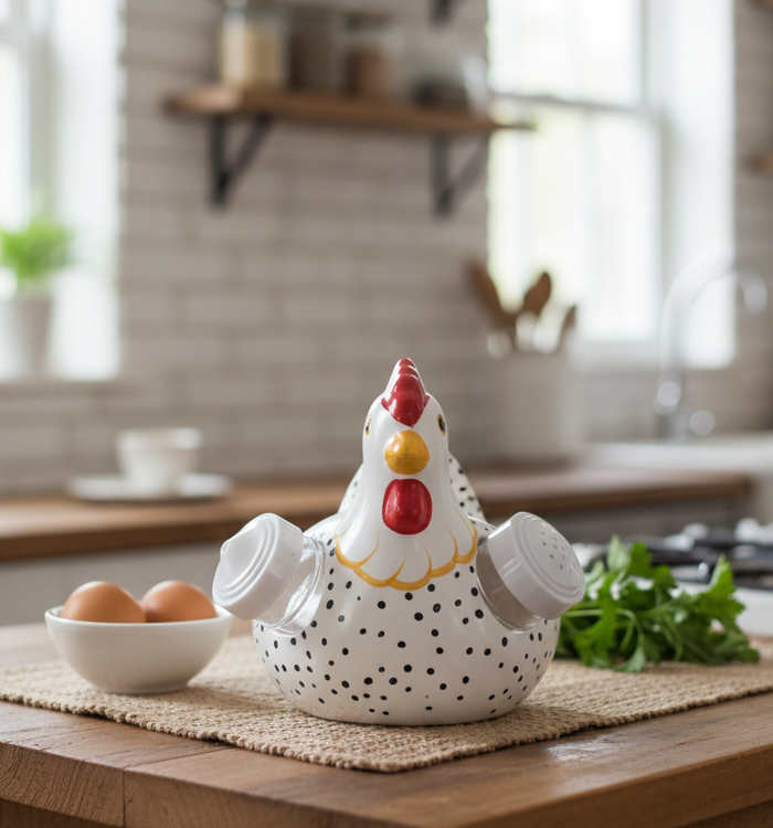 Saleiro Decorativo De Galinha 